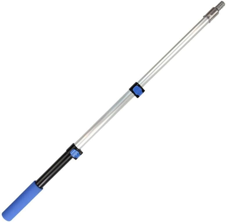 Craftec 1.5 to 3 FT Aluminum Telescoping Pole with Quick-Flip Clamps, Paint Roller Pole, Multi-Purpose Pole, Duster Pole, Twist-On Metal Tip for Squeegee, Extendable Painters Pole (3 Feet) - Image 2